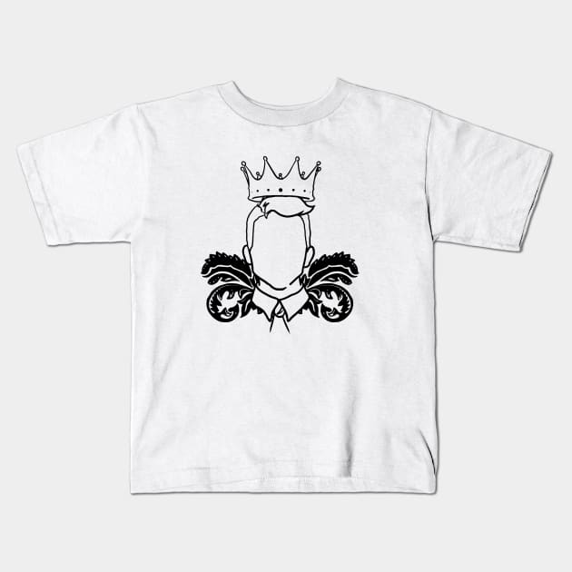 Business Royal Kids T-Shirt by RimaSalloum13